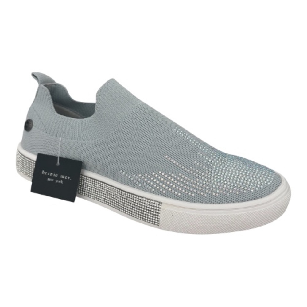 Bernie Mev Matrix Grey Women's Slip-On Comfort Shoes Lightweight Casual NWB